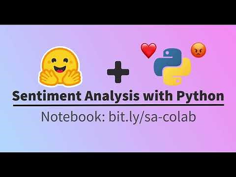Sentiment Analysis Python Demo using Colab