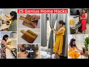 25 New & Genius HOME HACKS That Changed my Life | Organizopedia