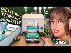 Building a House in The Sims 4 but EVERYTHING is Randomly Generated