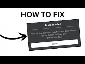 5 Easy Ways To Solve Roblox Error 280!