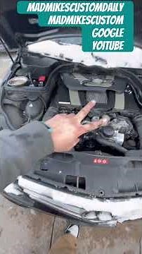 Secondary air injection system missing parts Mercedes-Benz C 300