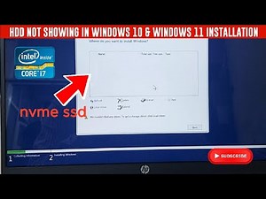 42.How To Fix Hard Drive Not Showing During Windows 10 Installation [Solved] #windows10 #windows