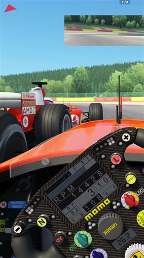 F1 Switch-Back Move at Spa: Sim Racing vs. Real Life