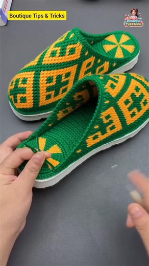 Boutique Tips & Tricks | Beautiful Woolen Slippers Making Process In Easy #tailor #diysewing #tailormade #crochet | Instagram