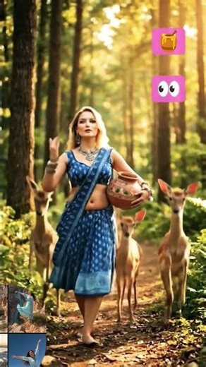 🦌Forest Beauty Rare🌿|Woman & Wildlife 🌟