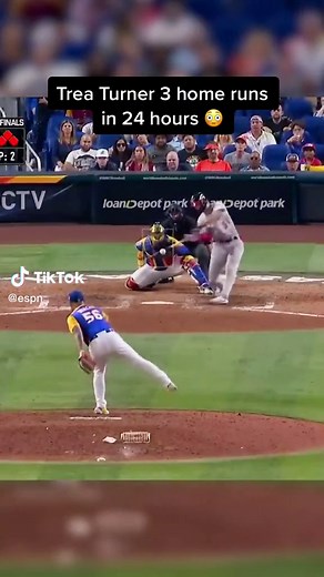 Trea Turner's Impressive 3 Home Runs in 24 Hours | MLB Highlights