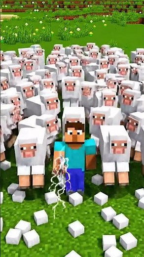 Steve's Shears are OVERPOWERED! 😱 (Instant Wool Farm!)