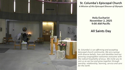 All Saints Day, November 2nd, 2025 | St. Columba's Episcopal Church - Kent, Washington