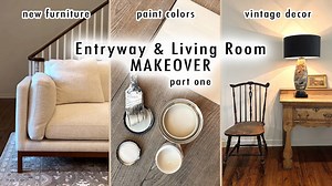 Entryway and Living Room Makeover Part 1: Design Ideas