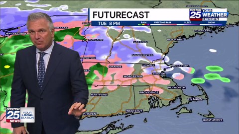 Boston 25 Monday late night weather forecast