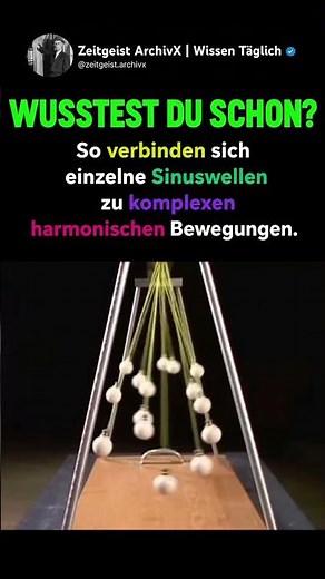 ⚛️📐 Das faszinierende Pendelwellen Experiment