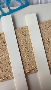 Silver metal clay >> Top Tip >> use a @cooltools.us texture tile like this one if you’re looking for a deep pattern. Spray or brush the tile with liquid release agent so the metal clay doesn’t stick in the grooves. Wipe with a paper towel if you’ve gone a bit mad with the release agent! I use liquid CoolSlip which is also a Cool Tools product FOLLOW along for more silver metal clay techniques and top tips | Silver Nutshell Jewellery