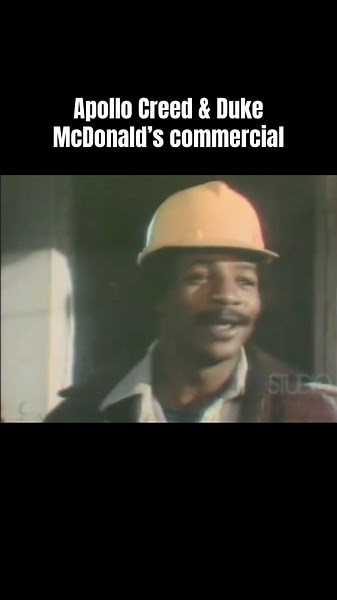 Carl Weathers and Tony Burton together in a rare 1977 McDonald’s commercial