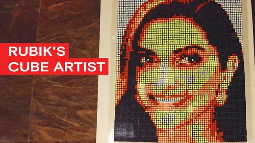 Meet the 'Pablo Picasso' of Rubik's cubes and his incredible 'cubism' art! 🧊🧑🏽‍🎨🖼 For more such amazing stories tune into the new season of 'OMG! Yeh Mera India', Thursdays at 8 PM. #OMGIndia | HISTORY