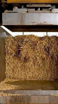 Automatic Hay Bale Machine in Action | HarvestTech Nation #HayBaler #FarmingMachines #Agriculture