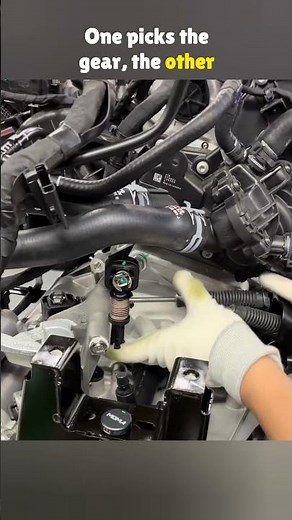 How a 5-Speed Manual Shifter Is Installed #assembly #automobile #car #manufacturing