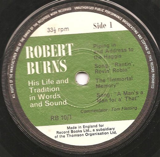 Robert Burns, Tom Fleming - Robert Burns: His Life And Tradition In Words And Sound