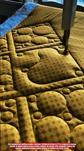 Tools Innovation Computerized Quilting Sewing Machine for 3D Fabric | workers easy Solution