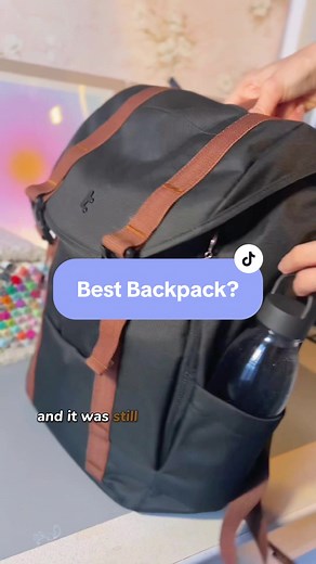 👉 Where’s your backpack from?? . gifted by Tomtoc bc they spoil me . #backpack #backpackinglife #bag #bagrecommendations #traveltiktok #travelbag