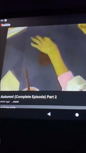 Barney Falling For Autumn Painting Leaf Scene (1993)
