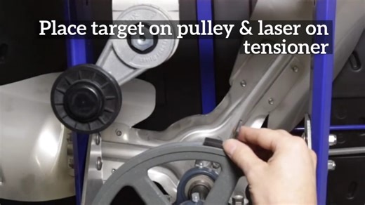 Easy to use, the Laser Fan Pulley Alignment Kit is an excellent tool for aligning new pulleys with the existing drive assembly. Simply place the laser pointer in the pulley groove and adjust the target piece in the new pulley until it lines up. | Hog Slat, Inc. | Facebook