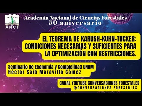 El teorema de Karush-Kuhn-Tucker: Condiciones para la optimización con restricciones.