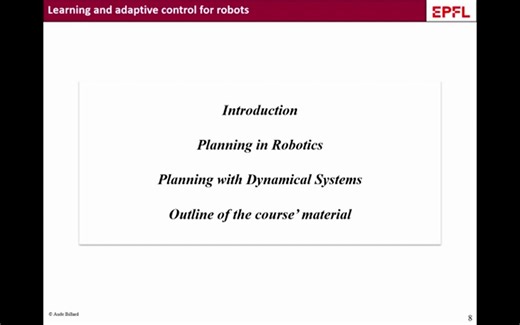【Learning_and_adaptive_control】Lesson 1-Motivation_and_Overview_of_Course
