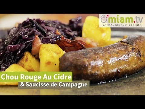RED CABBAGE with Cider & Country SAUSAGE - SIMPLE & DELICIOUS Recipe
