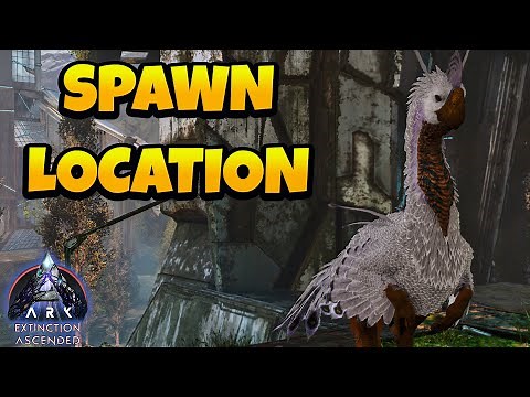 How to Find Gigantoraptor in ARK Ascended - Extinction Map