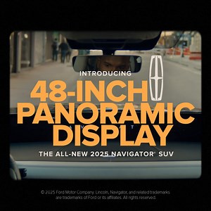 17K views · 184 reactions | The original… but better. The first of its kind now has an immersive 48-inch 4K Panoramic display. Have you seen the screen in the all-new 2025 Lincoln #Navigator SUV in person yet?  | Lincoln | Facebook