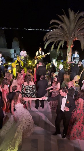 When guests are doing a Conga Line you have to join in! Planner: @alagoevents Photography: @mikelarson Videography: @ay_video @upic_studio Florals: @florist_mallorca_brigitta Decor: @sbmallorca, @jaiaktendencias & @lomusic.es Catering @cateringmarcfosh Stationery @cecinewyork Band: @sensationband #sensationband #mallorcawedding #destinationwedding #lafortaleza #destinationwedding #luxurywedding #uksbestpartyband #luxebride #weddingband #weddinginspain #weddinginspo2024 | Sensation Band
