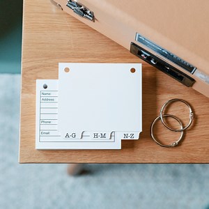 ADDRESS BOOK REFILLS | Address Book Refillable | Home Office | Office Desk Accessories | Refillable Address Book Pages | Alphabetical Tabs - Etsy