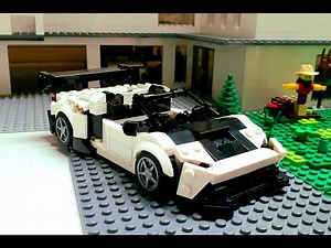 LEGO LAMBORGHINI AVENTADOR LIBERTY WALK ROADSTER | TUTORIAL!!!