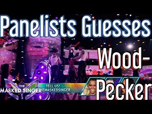 Panelists Guesses on Woodpecker / The Masked Singer USA Season 12 Ep. 2