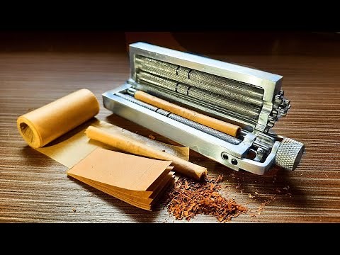 MAKING A CIGARETTE ROLLER MACHINE - WORKS PERFECTLY! / MACHINING