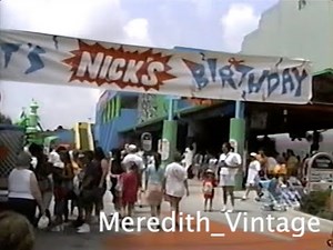 Nickelodeon Studios tour at Universal Studios Florida - June 27, 1995