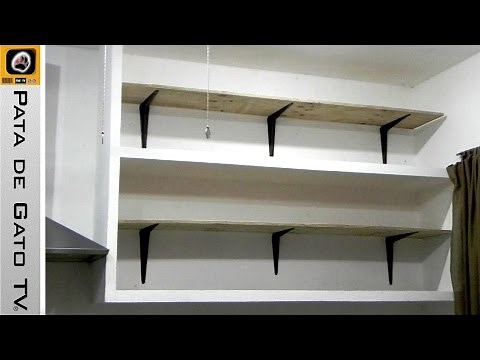 How to make and install shelves