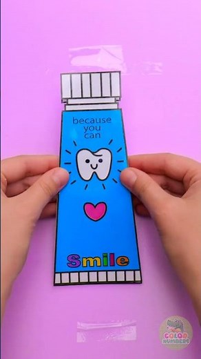 🪥 DIY Squishy Toothpaste 😁 Fun Craft To Try! ✨ #DIYForKids