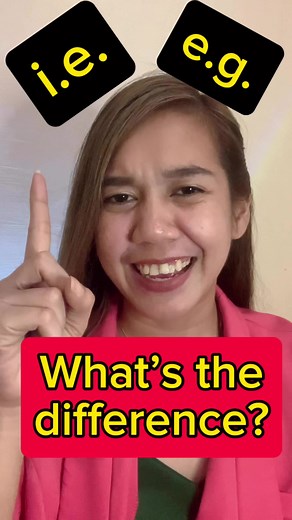 e.g. AND i.e. What’s the difference? #LearnEnglish #learnenglishonline #writing #readingchallenge | English Notes with Angie