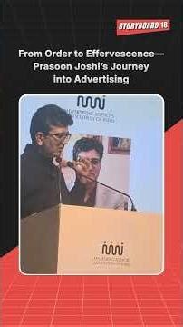 Prasoon Joshi at AAAI: Creativity, Balance & Beginnings 🎨⚖️