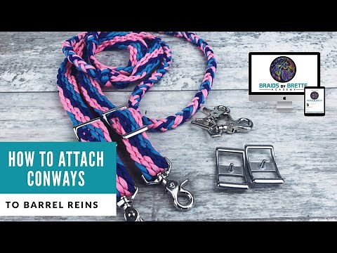 How to Attach Conways to Paracord Barrel Reins