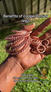 🧲 Ever heard of copper tensor rings? they’re energy amplifiers, EMF neutralizers, and chakra balancers all in one. Copper conducts energy like no other, It's healing tech for the soul. I've heard so many amazing stories from customers in the healing they've acquired through my copper tech. If you’re tapped into Orgone, crystals, or frequency tools — or you’re just curious about the science of spiritual tech then go catch a vibe on my other page @consciousjoose_og ✨follow the page ✨show some lov