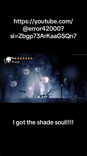 Got the shade soul in Hollow Knight!!!!