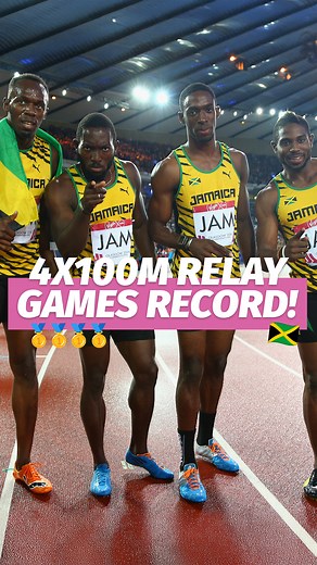 🇯🇲 set the Commonwealth Games 4x100m relay record at Glasgow 2014 🥇🥇🥇🥇 | Glasgow 2026 Commonwealth Games