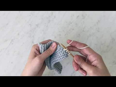 Picking up Stitches in Garter Stitch Tutorial | Purl Soho
