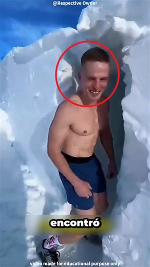 He Entered a Mysterious Tunnel in the Snow and What He Found at the End Left Everyone Speechless!...
