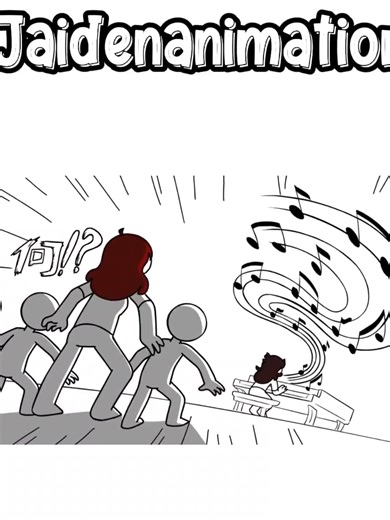 Like a show off 🔥 #jaiden #cartoon #paino #animations #foryou | pacabelle's canon piano