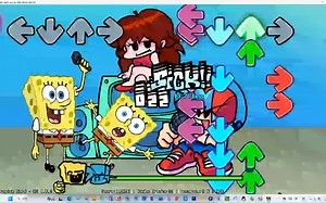 [FNF]vs.spong:abrasive 变2速度hard通关