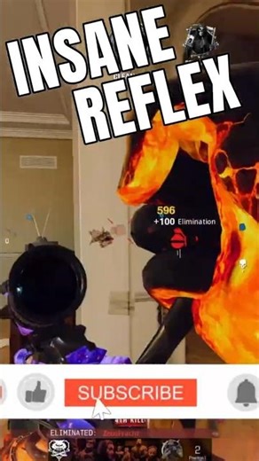 INSANE Reflex! #cod #callofduty #gaming #quickscope #reflexes #amazing #montage #diamond #top #mvp