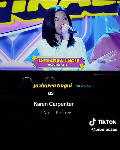 Jazharra Ungui Sings 'I Must Be Free' on Eat Bulaga